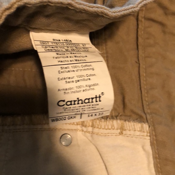 Women’s Carhartt khakis 14 X 32 relaxed fit. - Picture 6 of 7